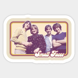 Small Faces / Retro Fan Design Sticker